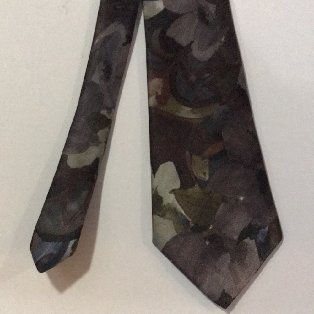 Purple Floral Tie - Picture 1 of 10